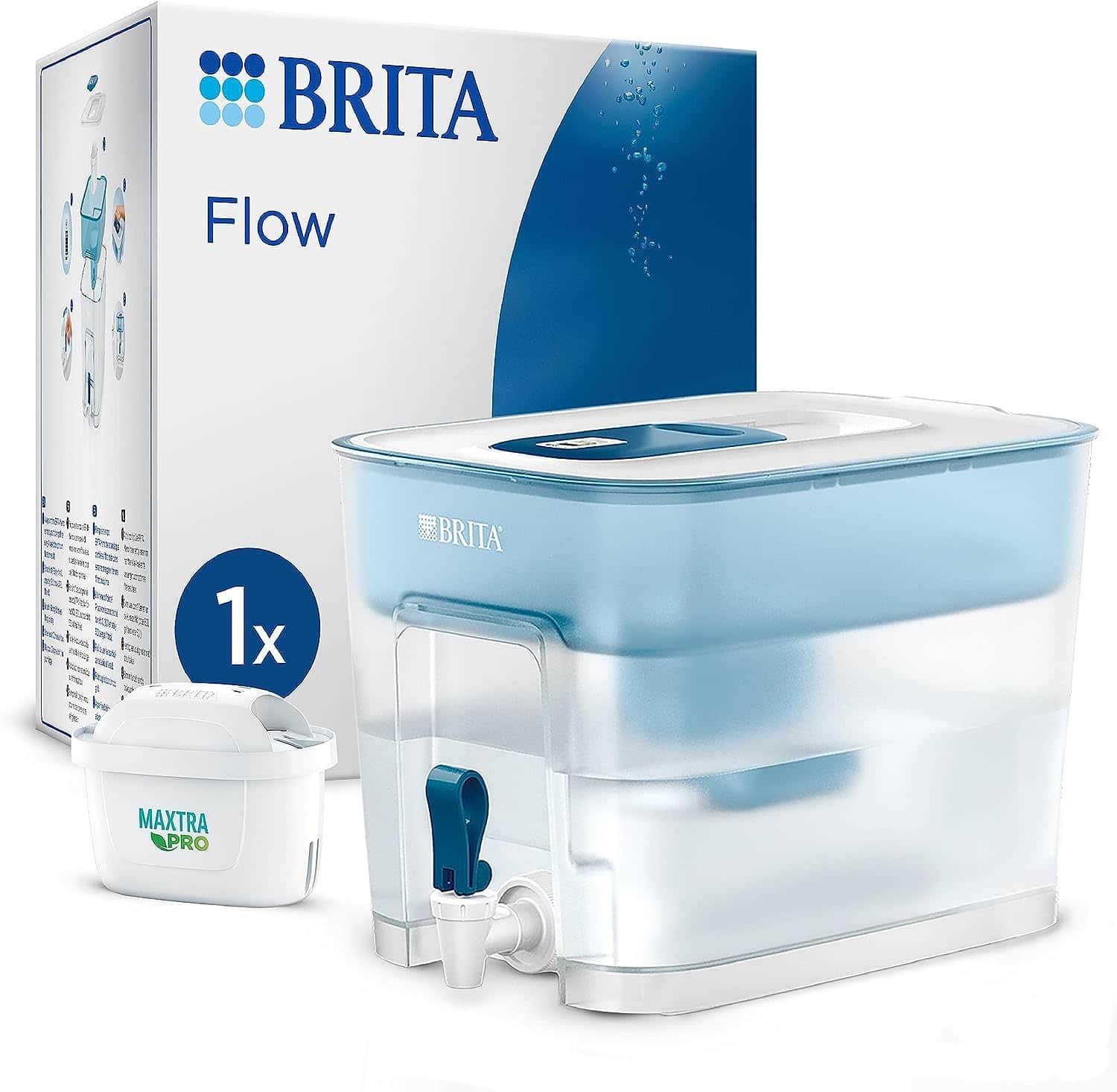 BRITA MAXTRA PRO All In One Water Filter Cartridge 6 Pack - Original BRITA  refill reducing impurities, chlorine, pesticides and limescale for tap  water with better taste : : Home & Kitchen