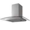 SIA CGH60SS- 60cm Stainless Steel Glass Chimney Cooker Hood - London Houseware - 1