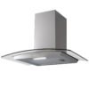 SIA CGH60SS- 60cm Stainless Steel Glass Chimney Cooker Hood - London Houseware - 2