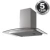 SIA CGH60SS- 60cm Stainless Steel Glass Chimney Cooker Hood - London Houseware - 6