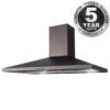 SIA CHL100BL- 100cm Black Pyramid Chimney Cooker Hood - London Houseware - 8