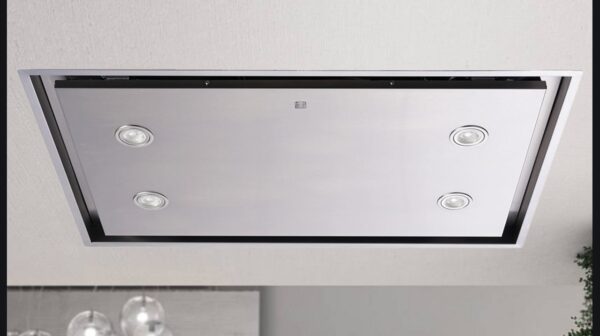 90cm Stainless Steel Ceiling Cooker Hood – SIA CLN90SS - London Houseware - 5