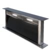 90cm Black Downdraft Extractor Cooker Hood – SIA DD90BL - London Houseware - 2