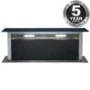 90cm Black Downdraft Extractor Cooker Hood – SIA DD90BL - London Houseware - 7