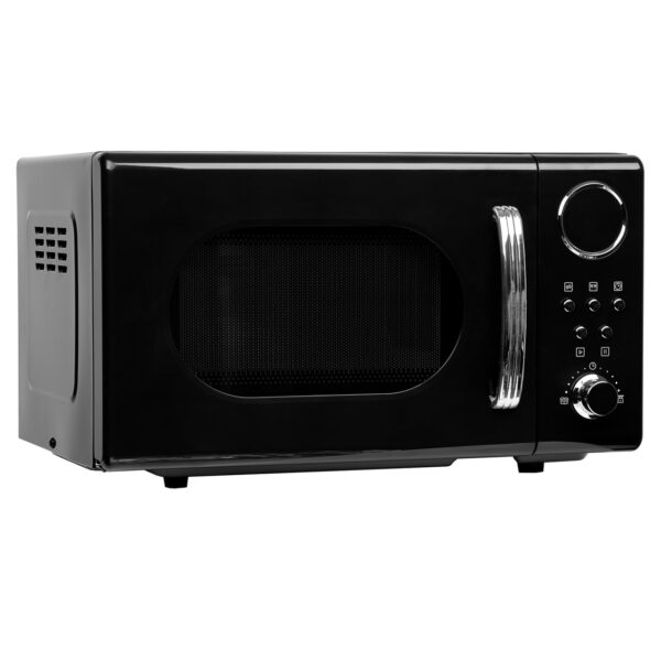 20L 700W Black Retro Microwave Oven – SIA FRM20BL - London Houseware - 2
