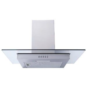 SIA FL60SS-60cm Flat Glass Stainless Steel Chimney Cooker Hood - London Houseware - 1