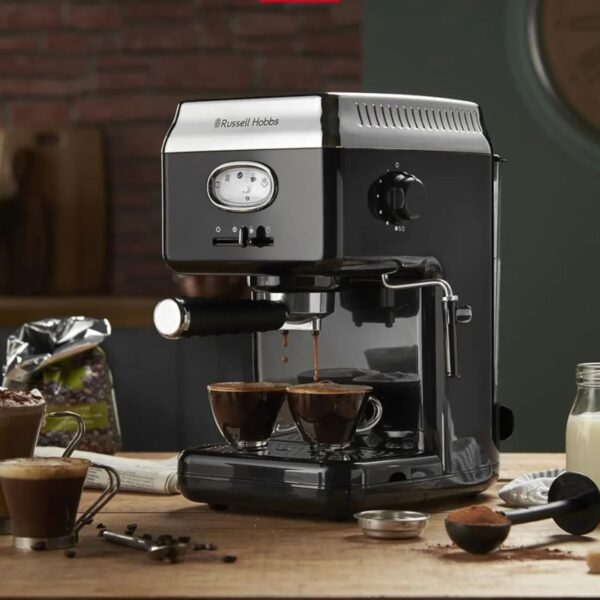 Retro Espresso Machine / Barista Style – Russell Hobbs 28251 - London Houseware - 2
