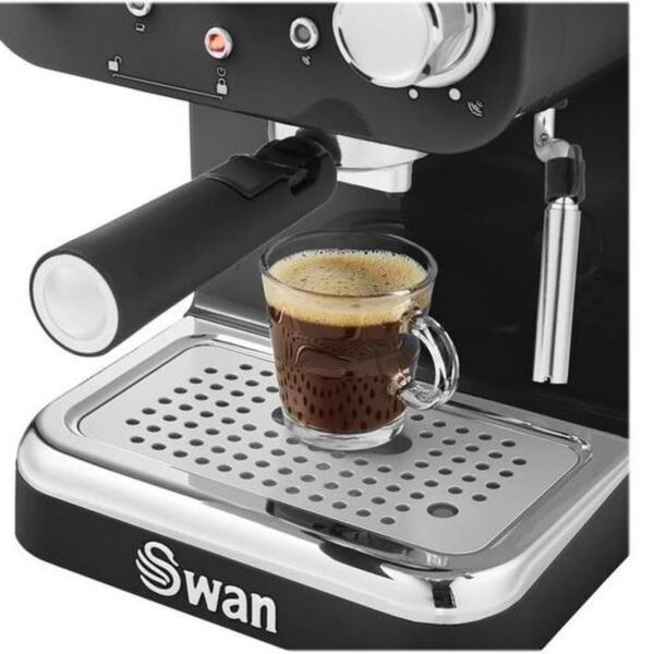 Swan Retro Espresso Machine / Black – SK22110BN - London Houseware - 5