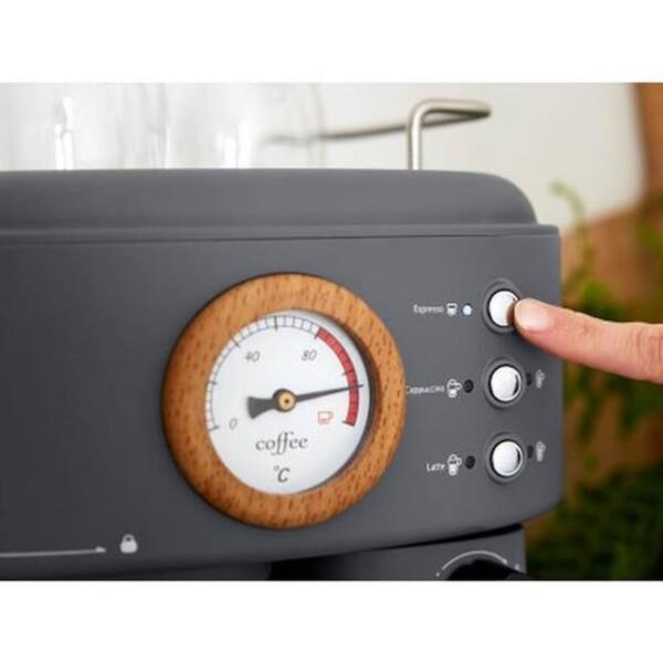 Swan Retro Espresso Machine / Grey – SK22110GRYN - London houseware - 6