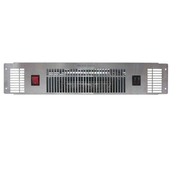 2kW Stainless Steel Electric Plinth Heater - SIA PLH1 - London Houseware - 2