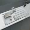 Kitchen Sink / 1.0 Bowl Reversible Stainless Steel- SIA BAILE10SS - London Houseware - 2