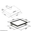 SIA 30cm Stainless Steel 2 Zone Electric Hob & 60cm Visor Cooker Hood Extractor Fan - London House - 7