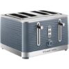 Russell Hobbs 4 Slice Toaster/ Inspire, Grey - 24383 - London Houseware - 1