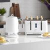 Russell Hobbs 4 Slice Toaster / Inspire, White - 24380 - London Houseware - 2