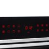 Black 13 Function Single Fan Oven, 70cm 5 Burner Gas Hob & Curved Cooker Hood - London Houseware - 2