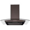 Black 13 Function Single Fan Oven, 70cm 5 Burner Gas Hob & Curved Cooker Hood - London Houseware - 7