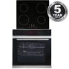 SIA BISO12PSS 60cm Black Pyrolytic Single Electric Oven & 4 Zone Induction Hob - London Houseware - 7