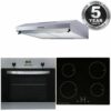 SIA 60cm Built In Electric Oven, Touch Control Induction Hob & Visor Cooker Hood - London Houseware - 2