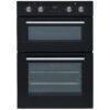 SIA 60cm Built In Electric Double Oven & 70cm Black Glass 5 Burner Gas Hob - London Houseware - 2