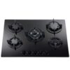 SIA 60cm Built In Electric Double Oven & 70cm Black Glass 5 Burner Gas Hob - London Houseware - 3