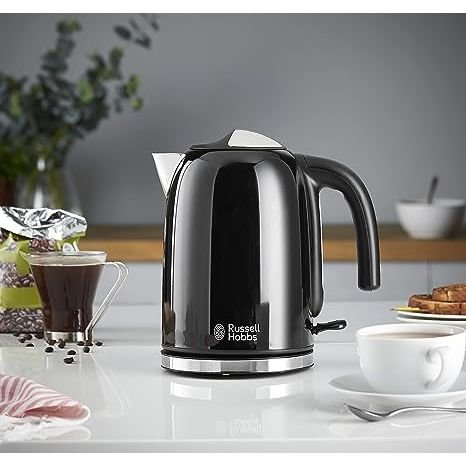 Russell Hobbs Electric Kettle Colours Plus Jet Black - 20413