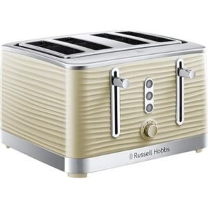 Russell Hobbs 4 Slice Toaster/ Inspire, Cream - 24384 - London Houseware - 1