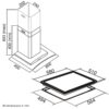 SIA 60cm Chimney Cooker Hood , SS Digital Single Oven & 4 Zone Ceramic Hob - London Houseware - 6