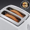 Russell Hobbs 2 Slice Toaster / Textures, White - 21640 - London Houseware - 4