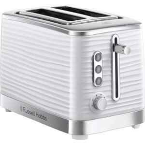 Russell Hobbs Inspire Two Slice Toaster White  - 24370 - London Houseware - 1