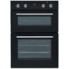 SIA 60cm Black Built In Double Oven & 4 Zone Electric Ceramic Hob - London Houseware - 3
