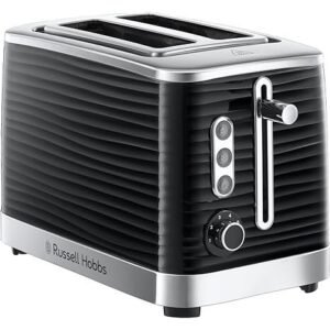 Russell Hobbs 2 Slice Toaster / Inspire, Black - 24371 - London Houseware - 1