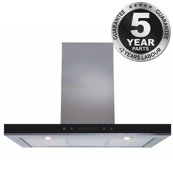 Extractor Fan Cooker Hood - SIA LIN91SS - 90cm , SS - London Houseware - 1