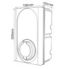 7.4kW Home EV Charger, Type 1 & Type 2, Single Phase, Untethered - VEC01 - London Houseware - 7
