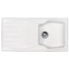White 1.0 Bowl Kitchen Sink - SIA10WH - London Houseware - 1