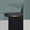 Black Kitchen Glass Splashback - SIA SP60BL 60cm x 75cm - London Houseware - 6