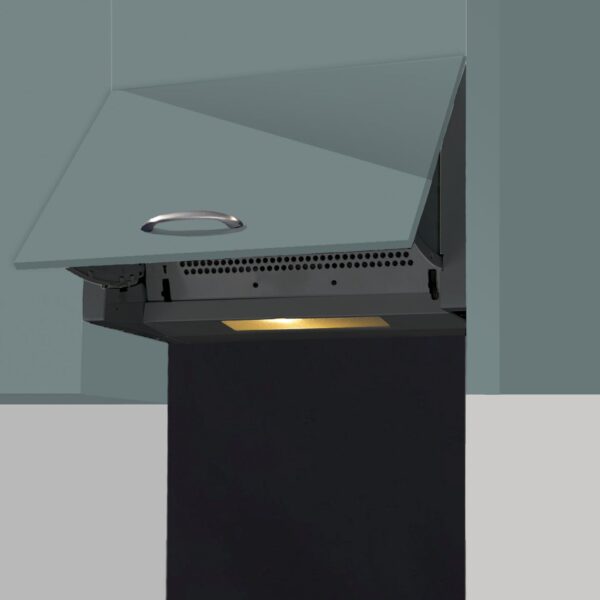 Black Kitchen Glass Splashback - SIA SP60BL 60cm x 75cm - London Houseware - 6