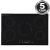 Black 5 Zone Induction Hob - SIA INDH90BL , 86cm - London Houseware - 1