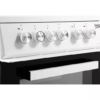 Beko 50cm Electric Cooker with Double Oven and Ceramic Hob - KDVC563AW - London Houseware - 3