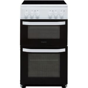 electric Cooker Oven And Hob/Freestanding – Hotpoint HD5V92KCW/UK - London Houseware - 1