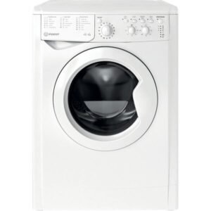 Indesit Washer Dryer 6kg in White, Freestanding – IWDC 65125 UK N - London Houseware - 1