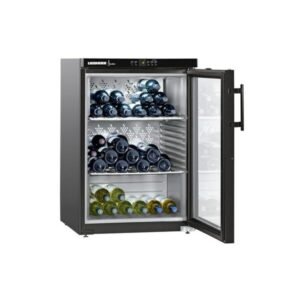 Black Undercounter Wine fridge, 135 Litres – Liebherr WKB 1812 - London Houseware - 1