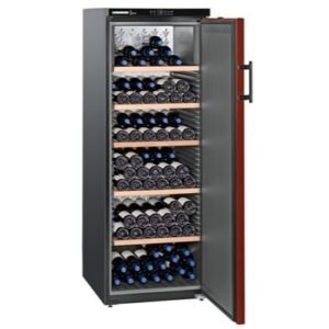 Black Upright Wine Fridge, 200 Bottles x 750ml – Liebherr WKr 4211 - London Houseware - 1