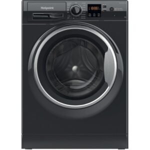 Hotpoint Washing Machine 9kg in Black, Freestanding – NSWF 945C BS UK N - London Houseware - 1