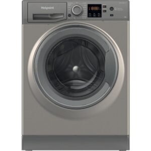 Hotpoint Washing Machine 9kg in Grey, Freestanding – NSWF 945C GG UK N - London Houseware - 1