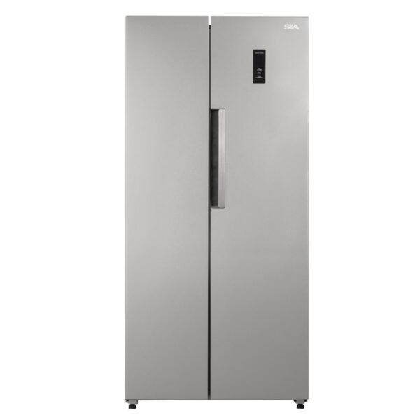 446L American Fridge Freezer, Silver – SIA SAFF460SI - London Houseware - 1