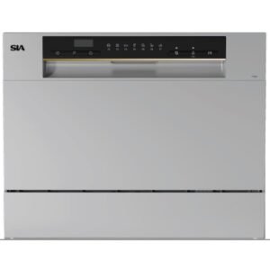 Table Top Dishwasher, Silver / LED Display - SIA TTD6S - London Houseware - 1