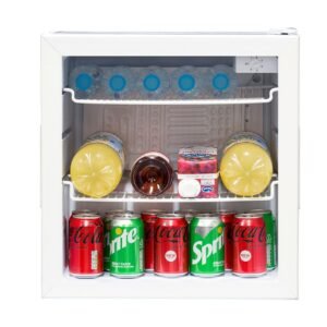 50L White Mini Drinks Fridge / Wine Cooler - SIA DC2WH - London Houseware - 1