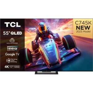 TCL Television, 55 Inch QLED TV with Google TV - C74 Series 55C745K - London Houseware - 1
