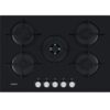 Black on Glass 5 Burner Gas Hob - Hotpoint HGS 72S BK - London Houseware - 1